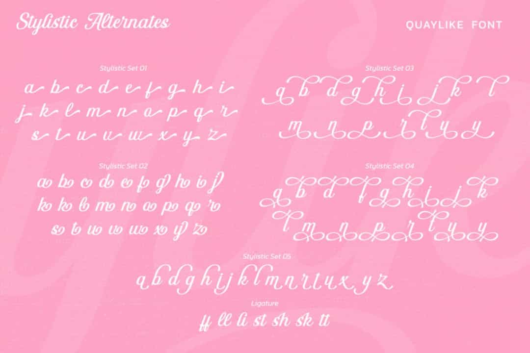 Quaylike Font Image 3