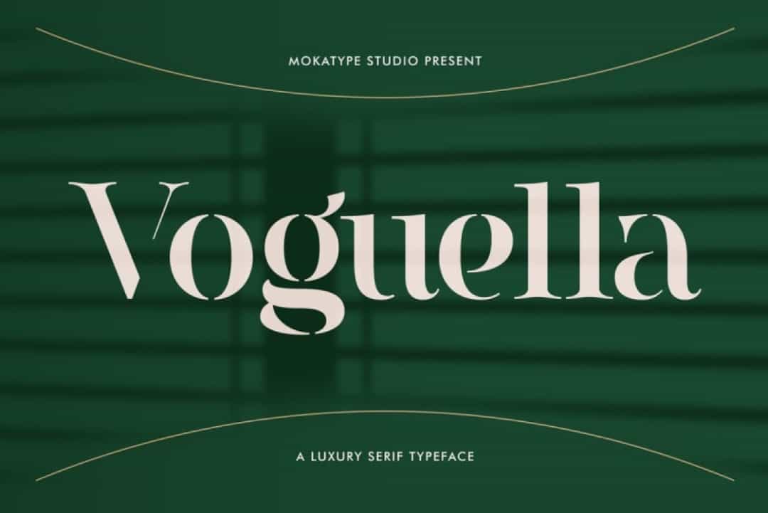 Voguella Font Image 1