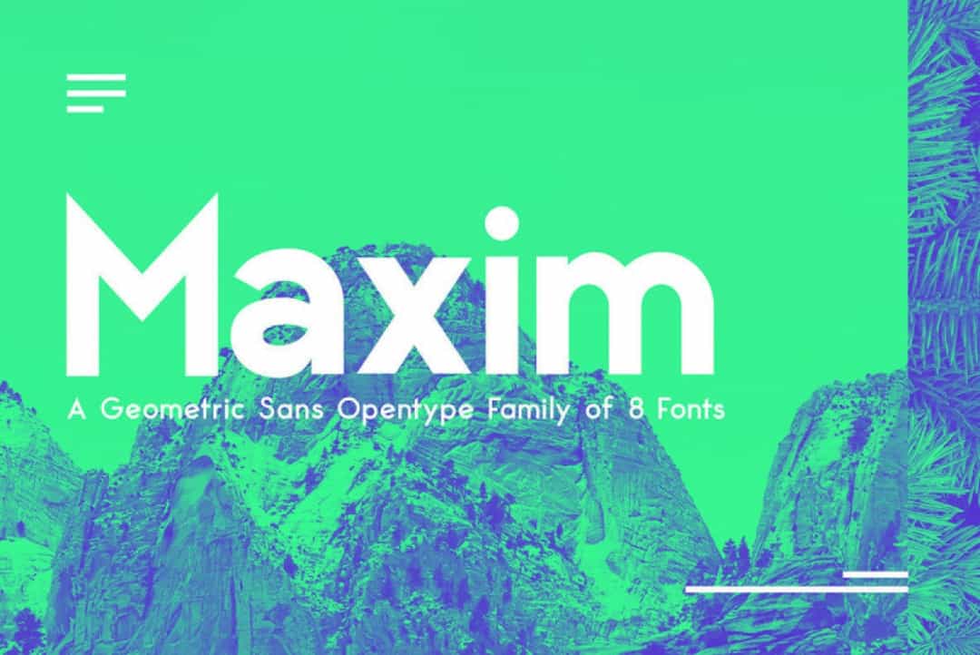 Maxim Sans Font Family Image 1