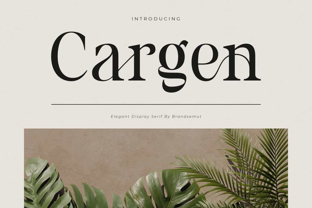 Cargen Font Image 2