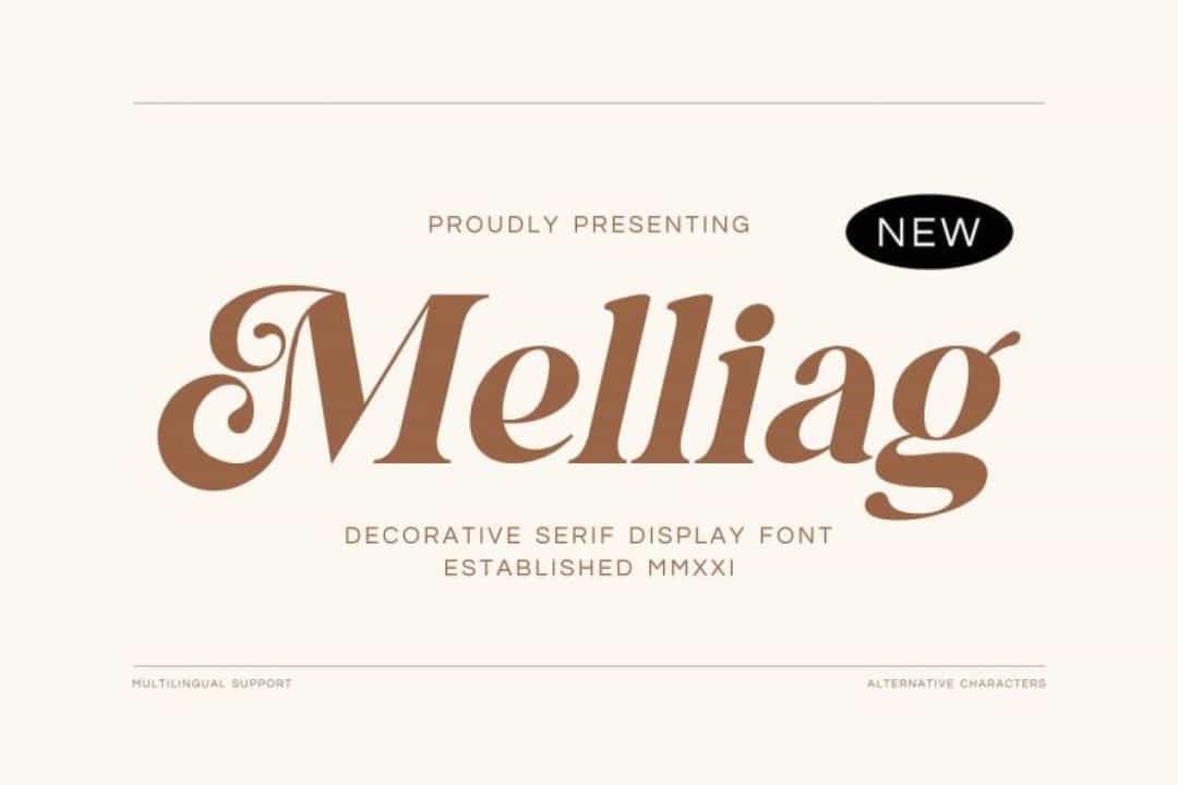 Melliag Font Image 2