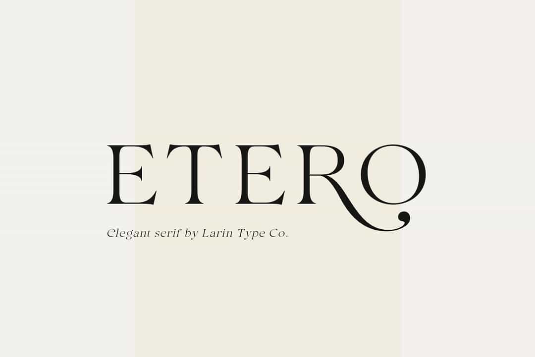 Etero Font Image 2