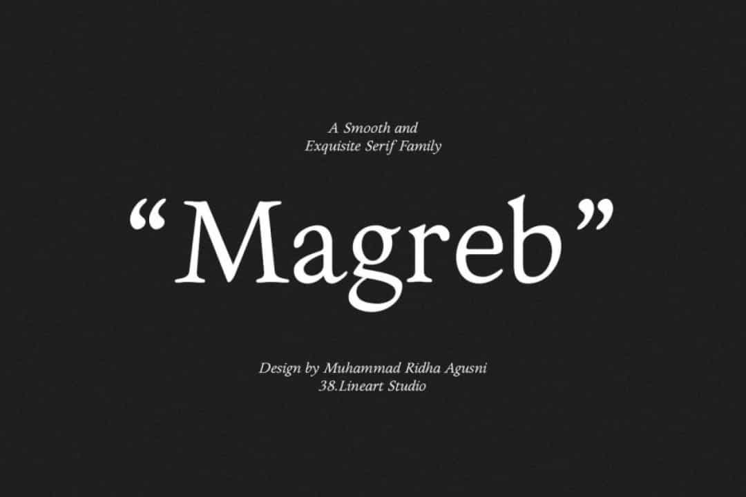 Magreb Font Image 2