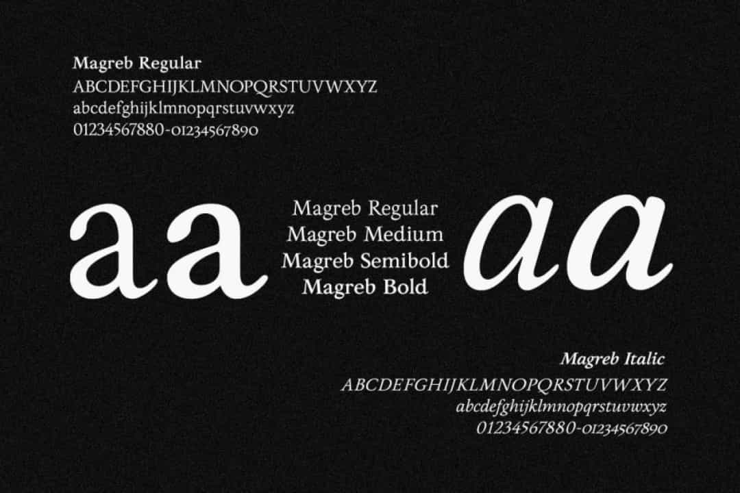 Magreb Font Image 4