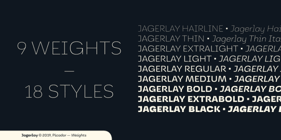 Jagerlay Font Family Image 2
