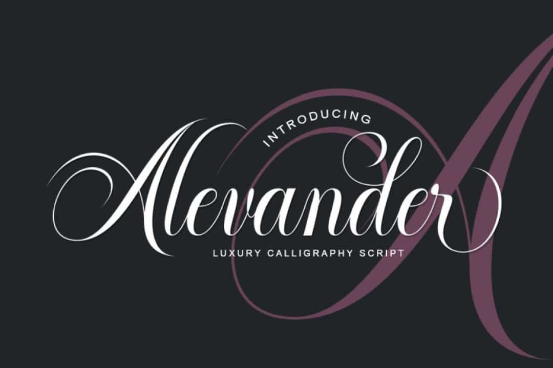 Alevander Font Image 1