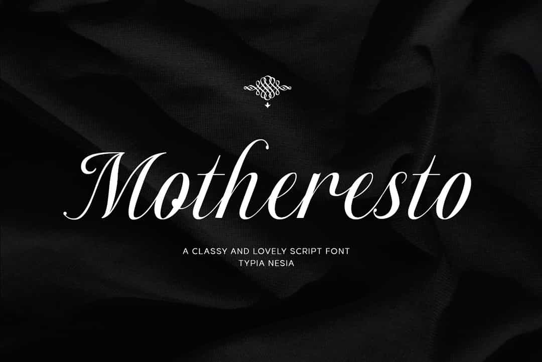 Motheresto Font Image 1