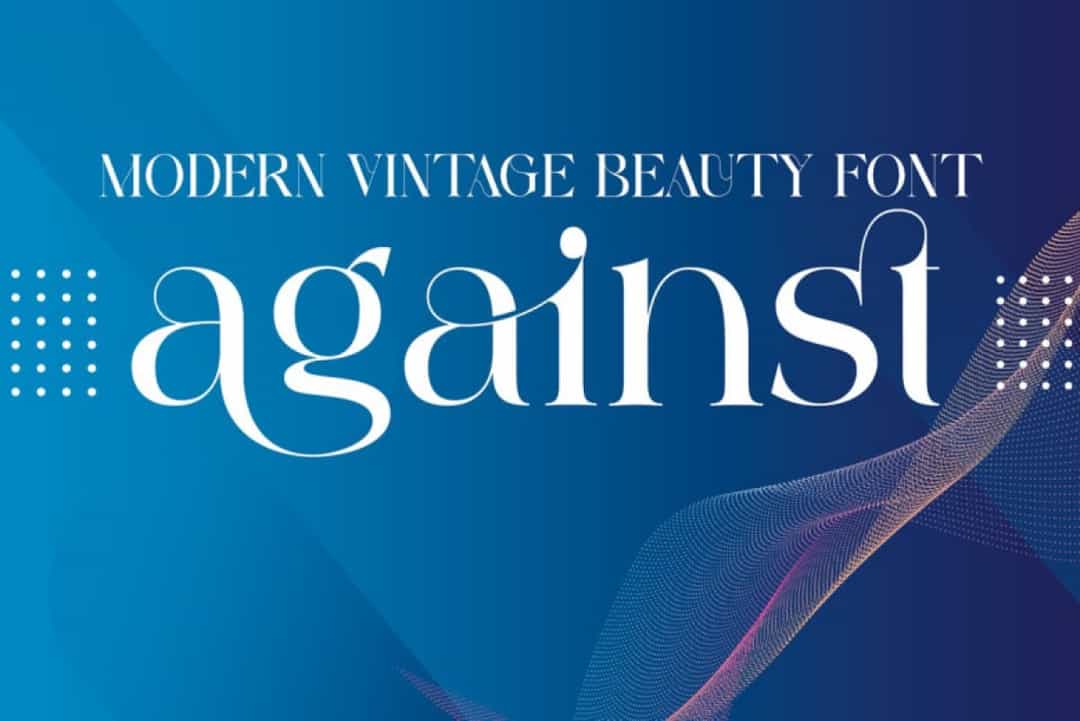 Against Font Image 1