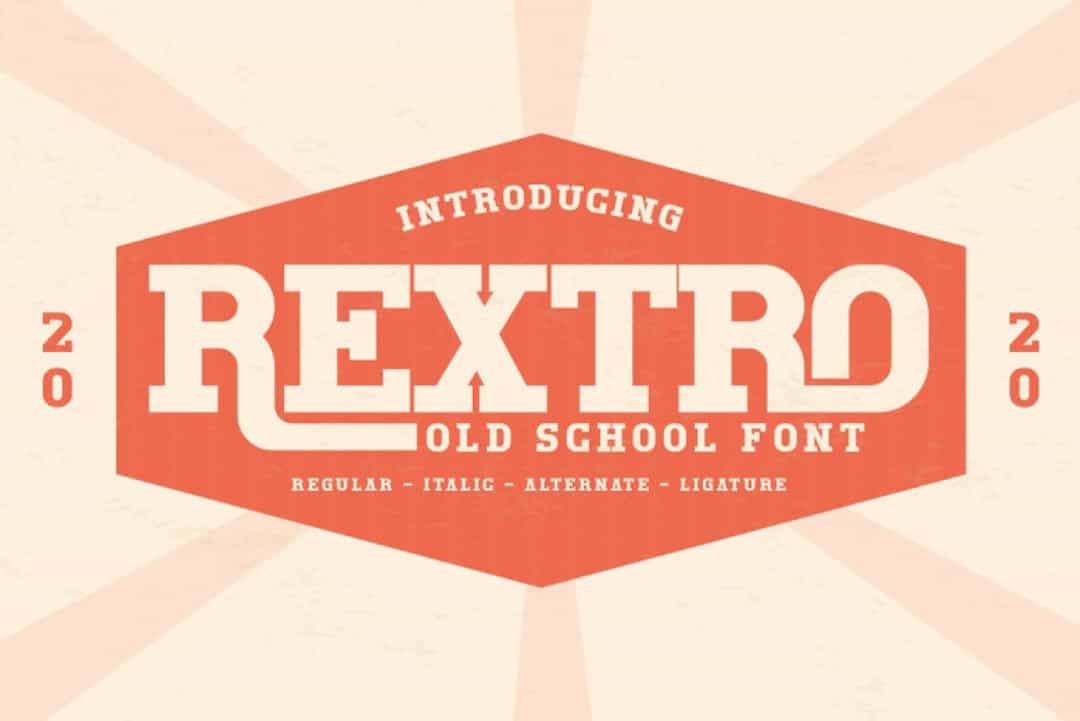 Rextro Font Image 1