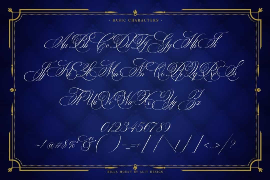 Billa Mount Font Image 3