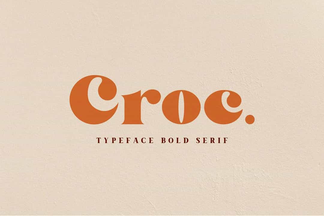 Croc Font Image 1
