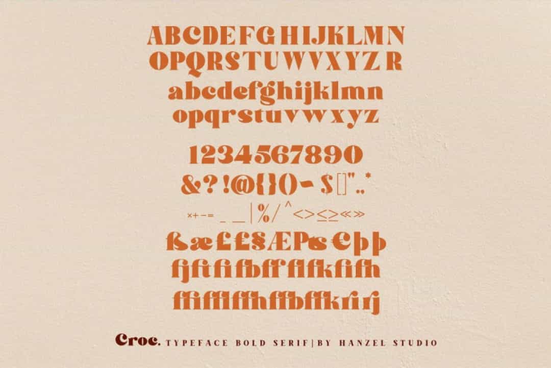 Croc Font Image 3