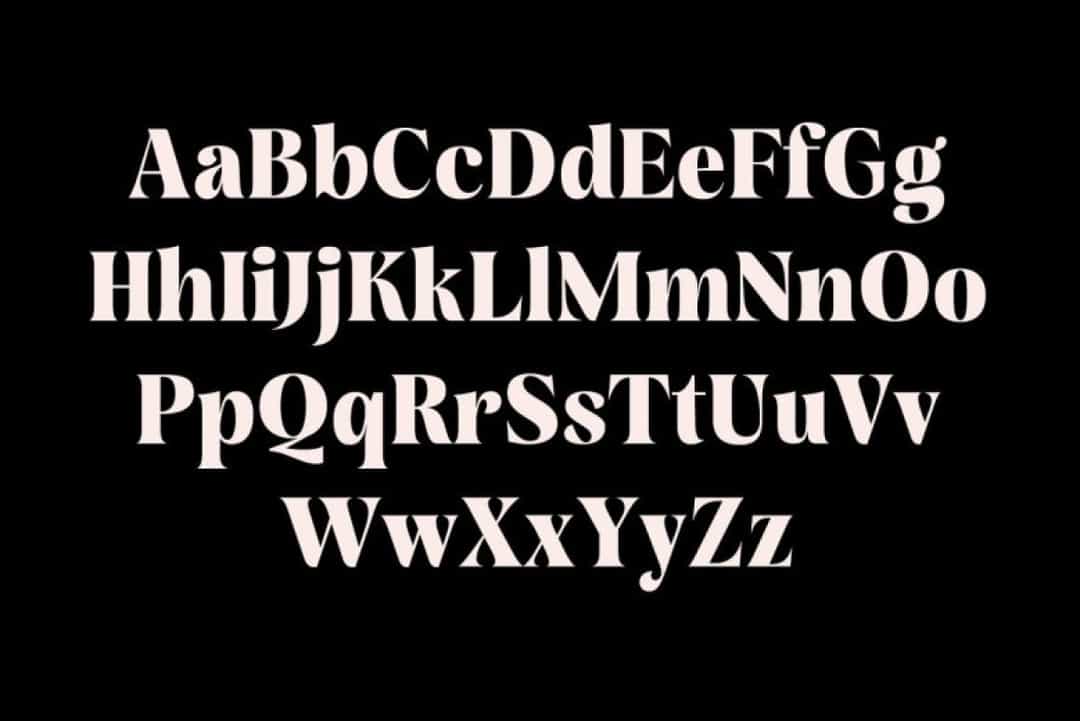 Rasbern Font Image 3