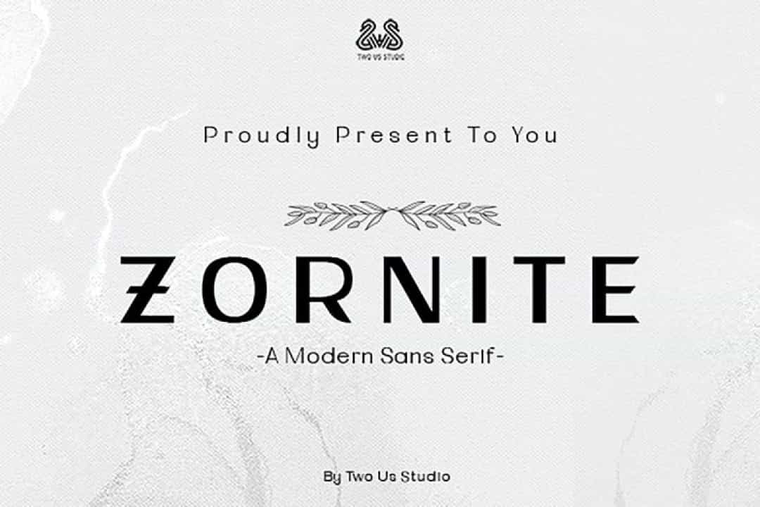 Zornite Font Image 1