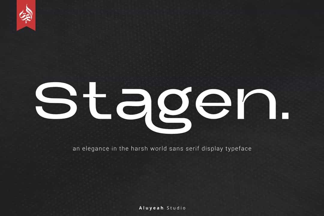 Stagen Font Image 1