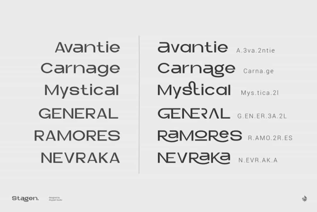Stagen Font Image 2