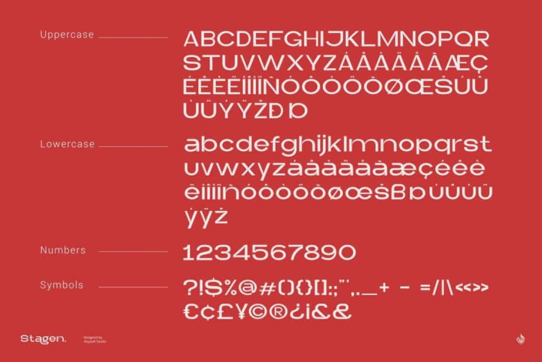 Stagen Font Image 3