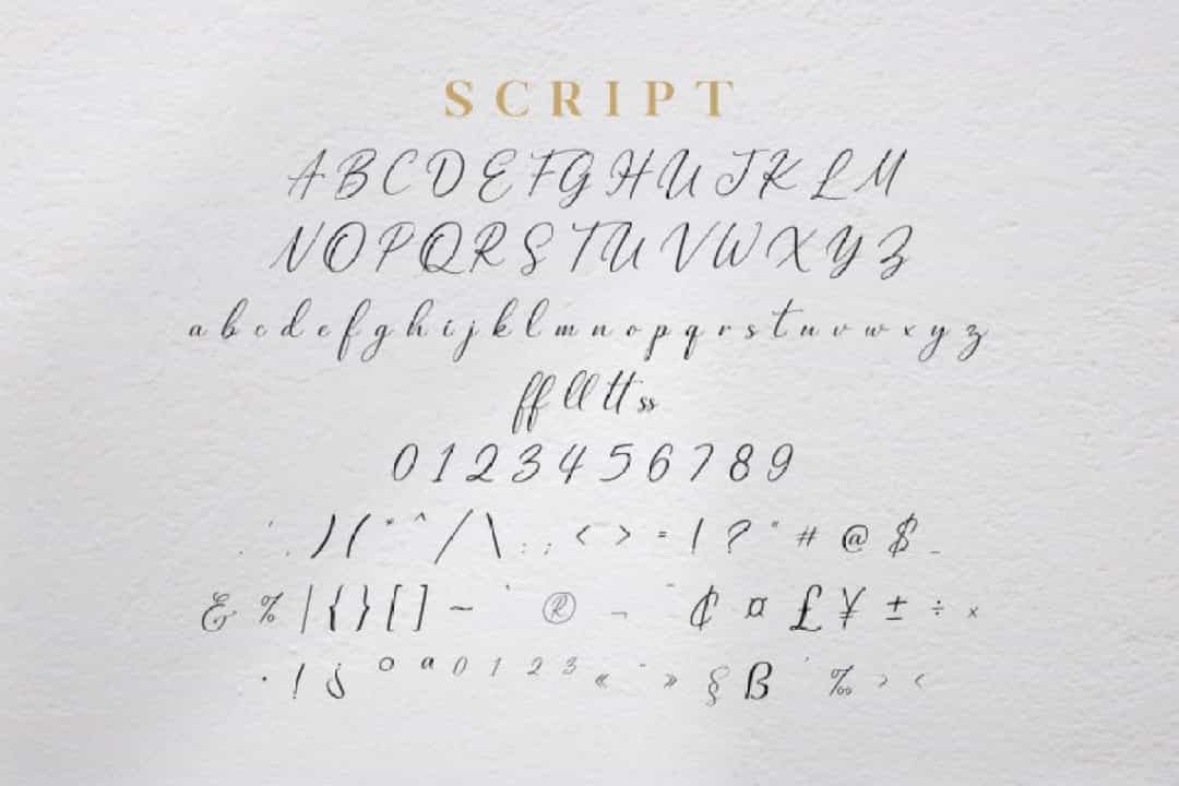 Midnight Glamour Font Image 3