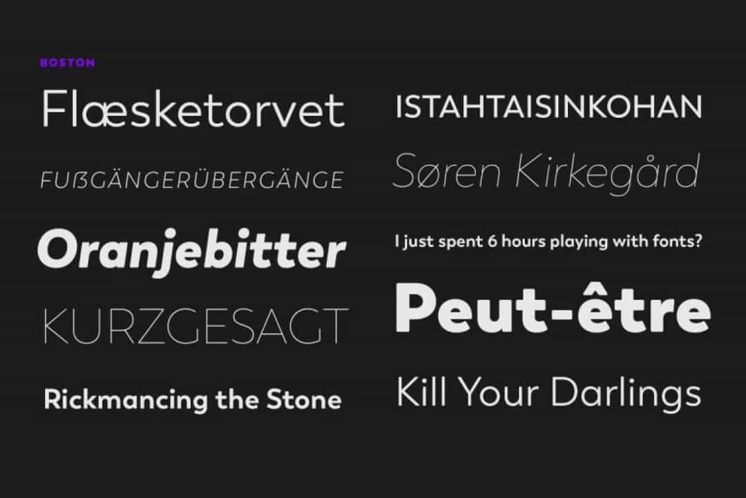 Boston Font Family Image 2