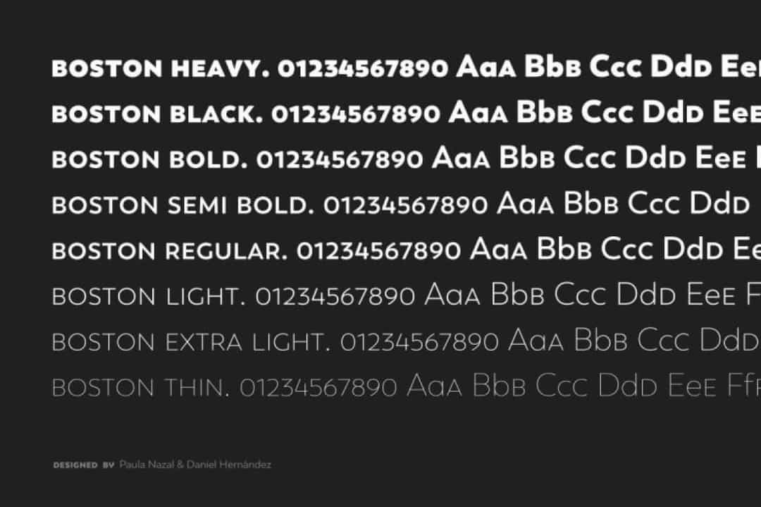 Boston Font Family Image 3
