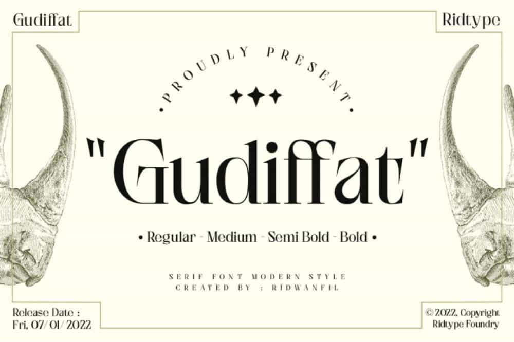 Gudiffat Font Image 1