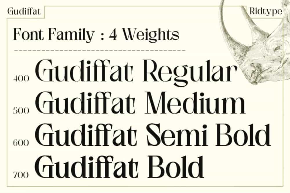 Gudiffat Font Image 2