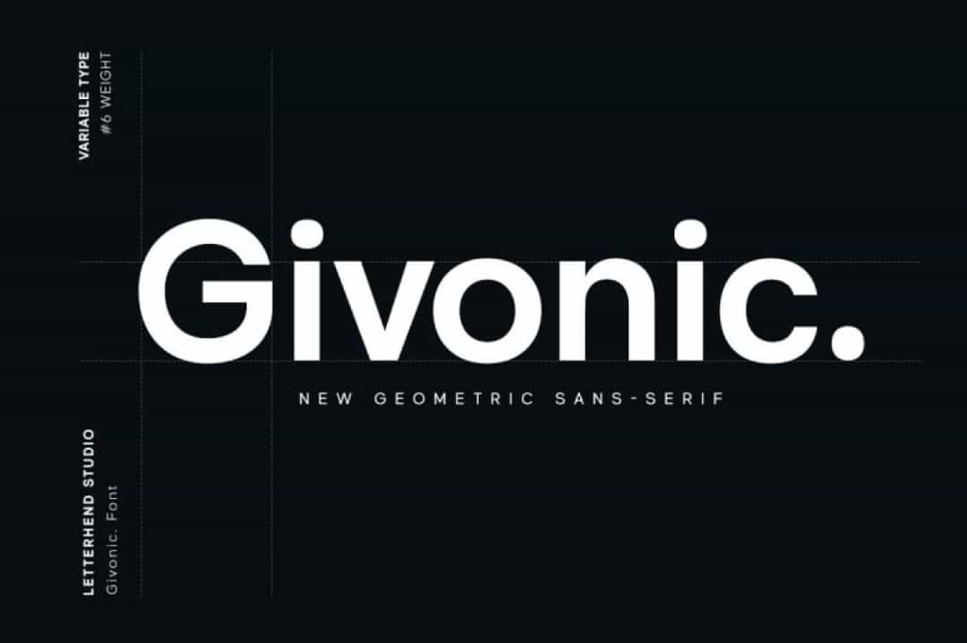 Givonic Font Image 1