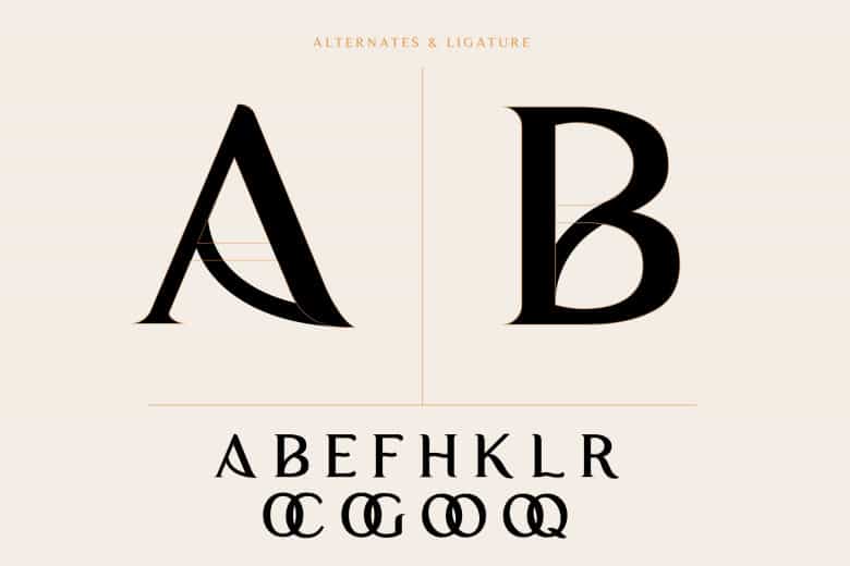 Mron Rose Font Image 2