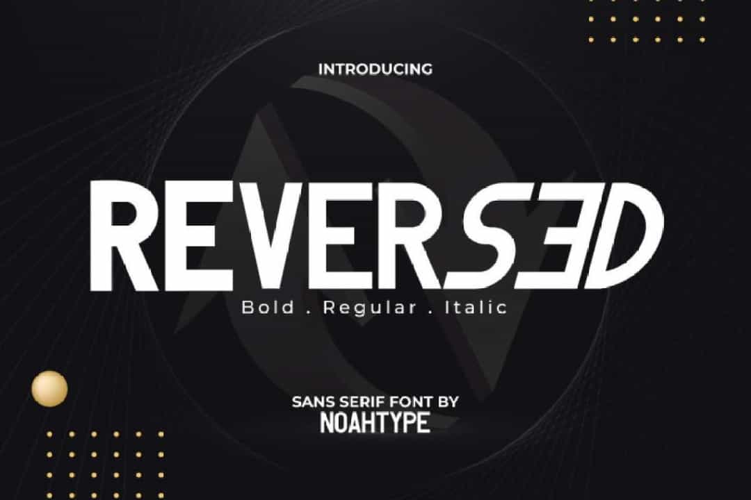 Reversed Font Image 1