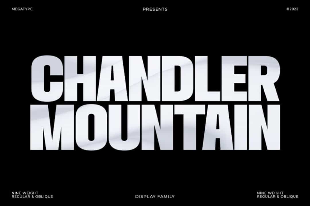Chandler Mountain Font Image 1
