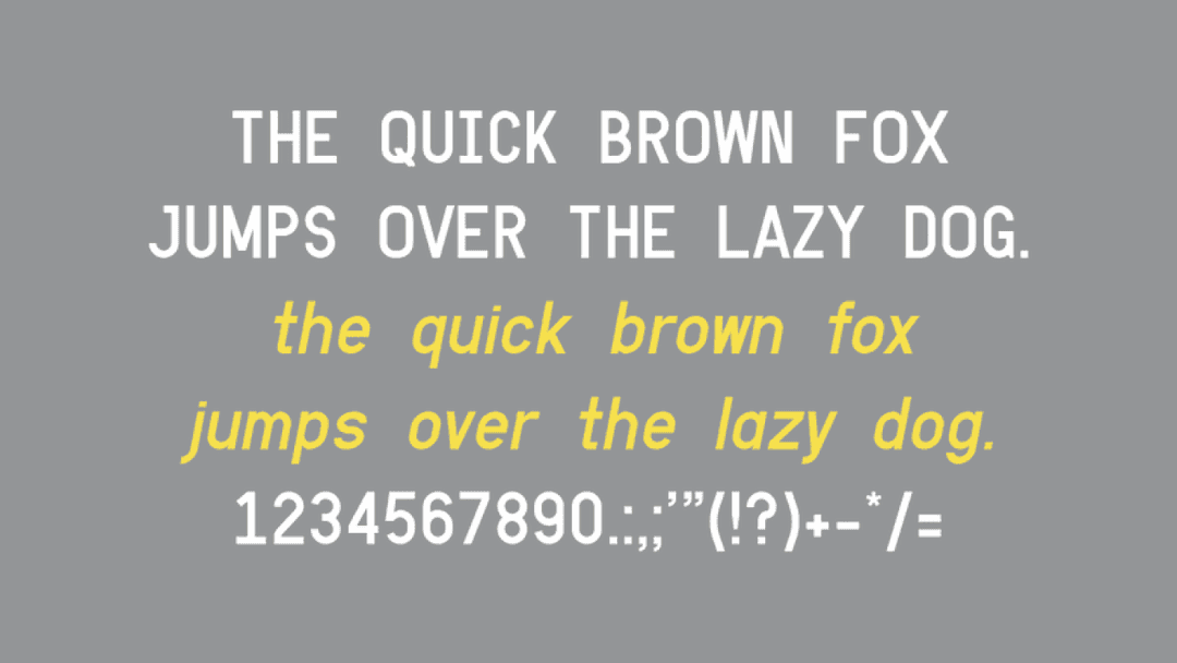 Lambda Font Image 2
