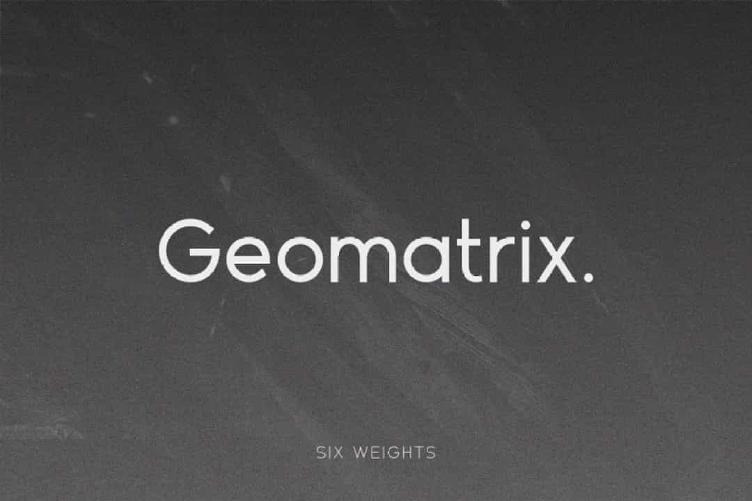 Geomatrix Font Family Image 1