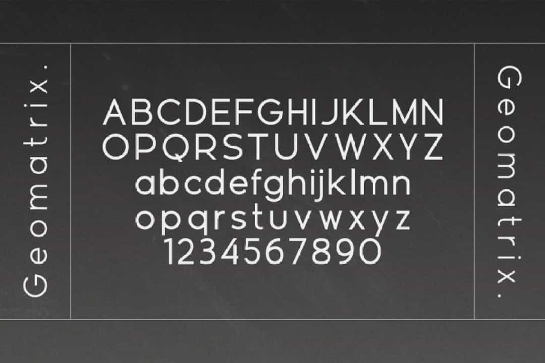 Geomatrix Font Family Image 3