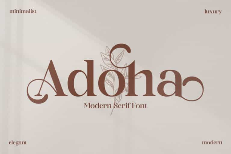 Adoha Font Image 1