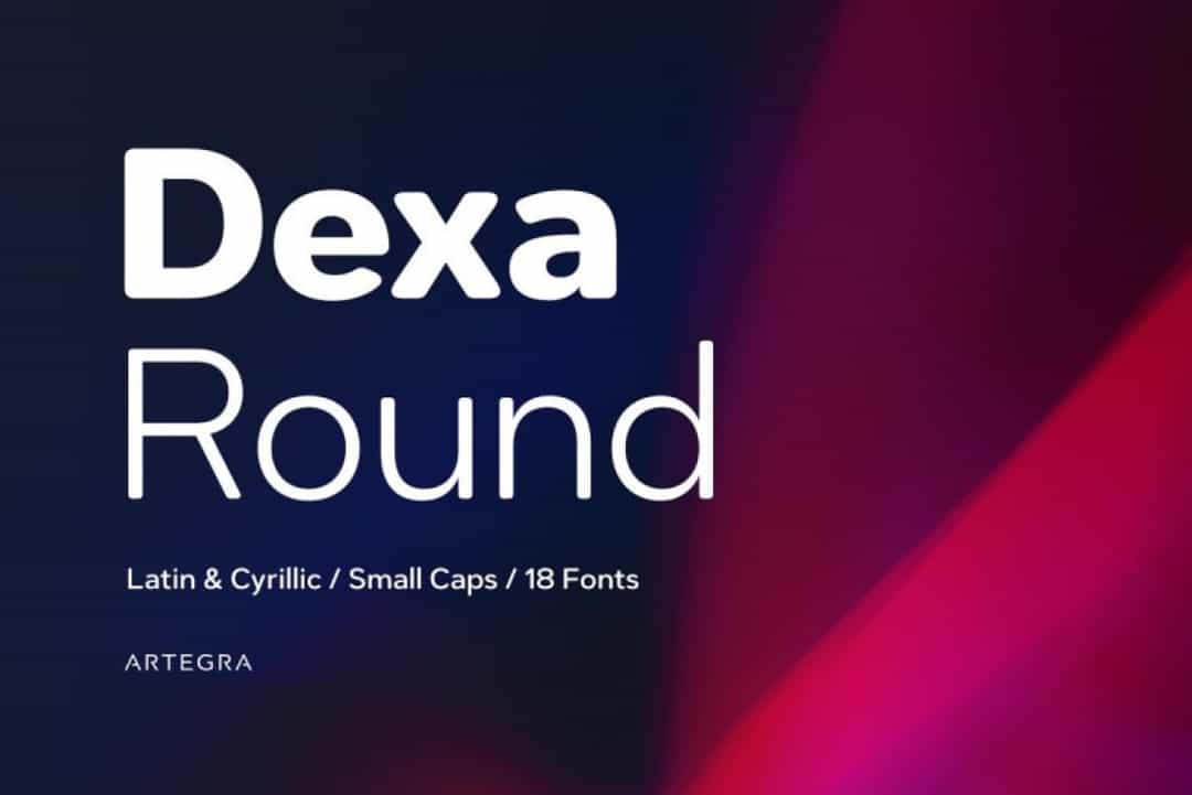 Dexa Round Font Family Image 1