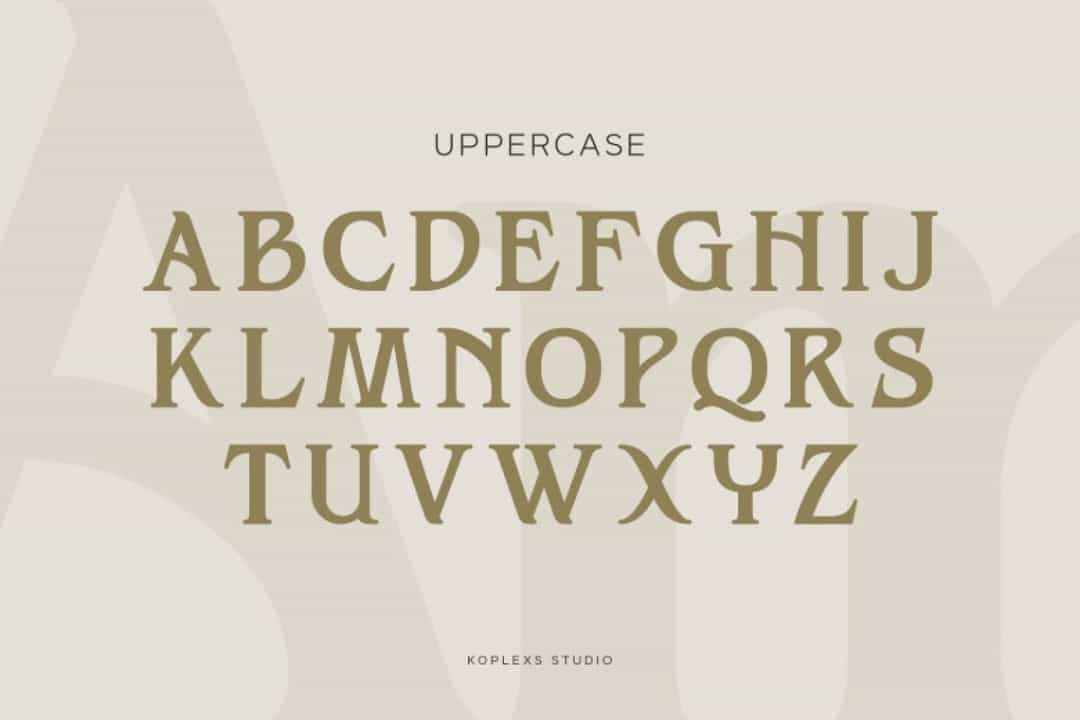 Amoveno Font Image 2