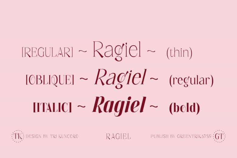 Ragiel Font Family Image 2