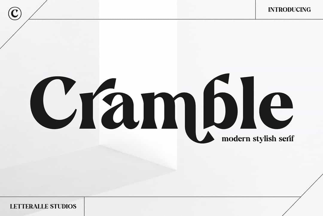 Cramble Font Image 1