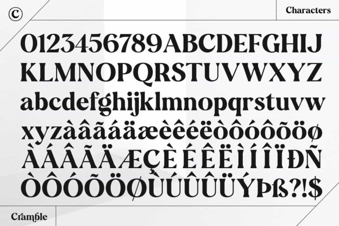 Cramble Font Image 3