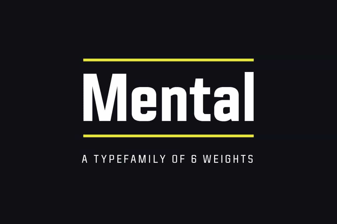 Mental Font Image 1