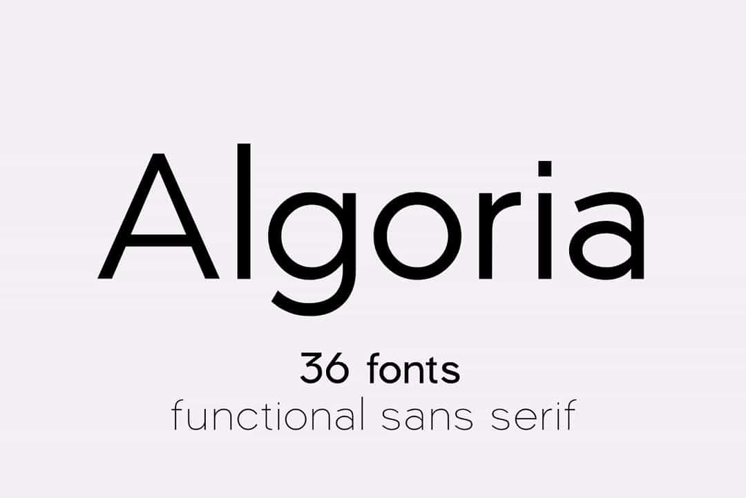 Algoria Font Image 1