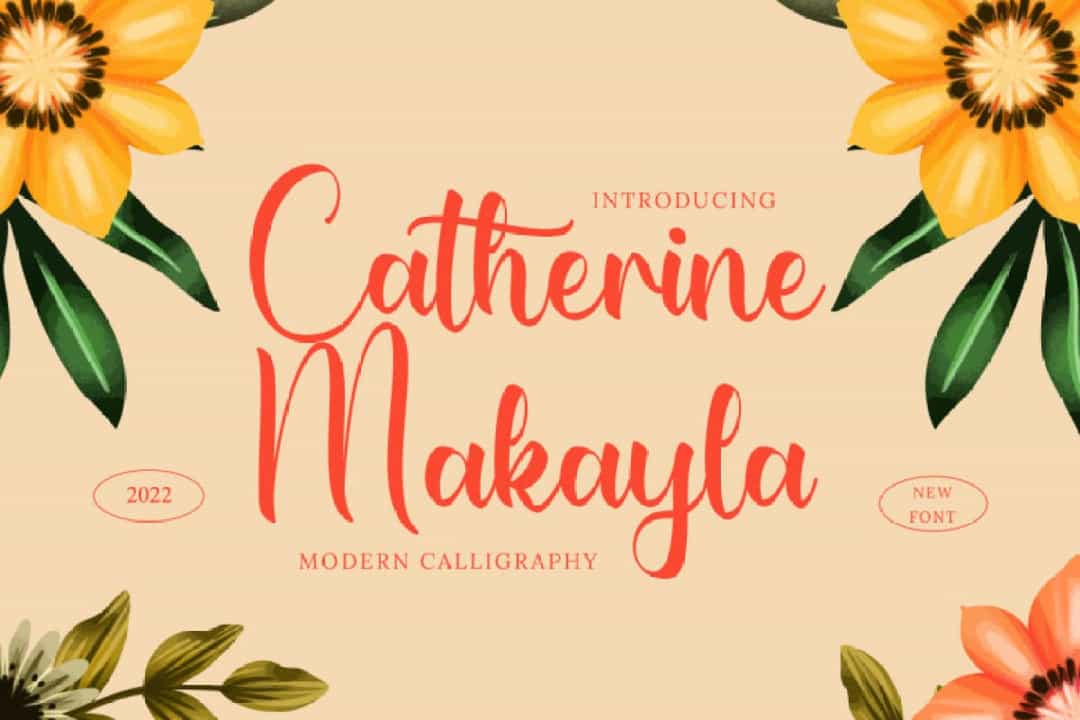 Catherine Makayla Font Image 1
