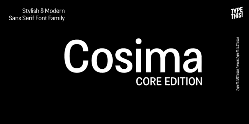 Cosima Core Font Image 1