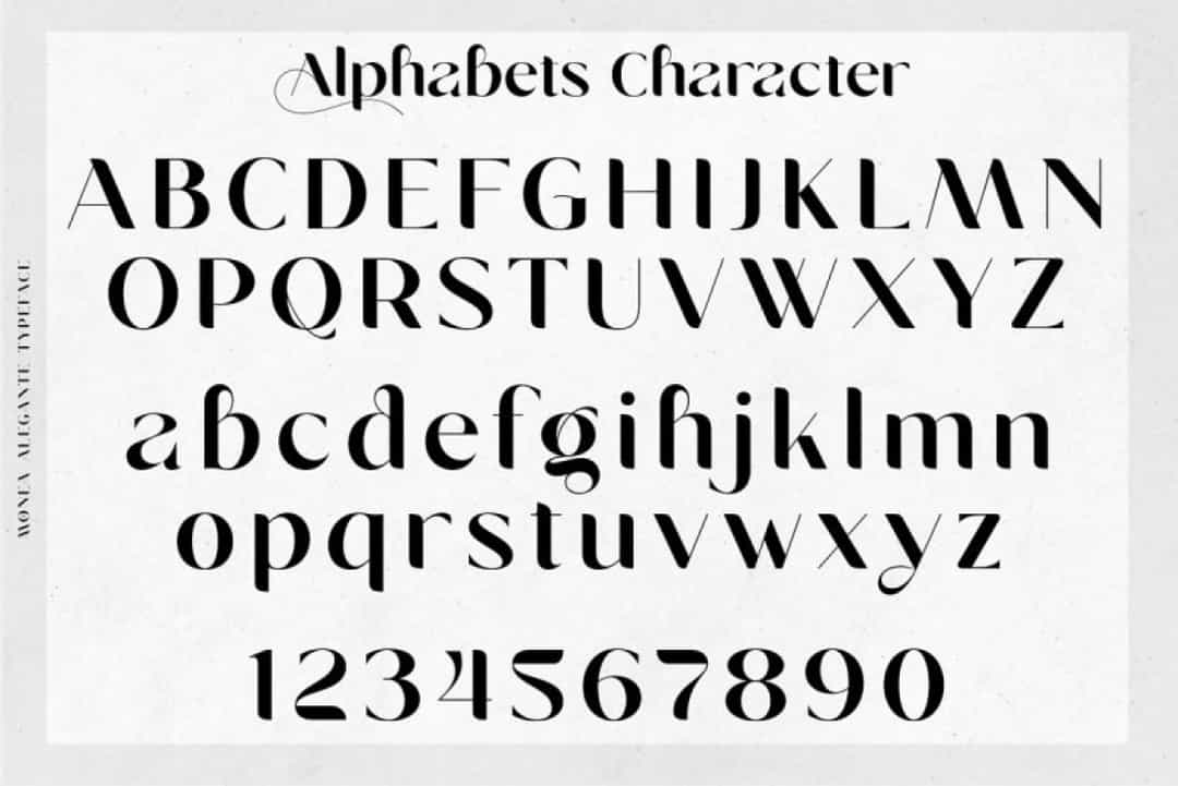 Monea Alegante Font Image 3
