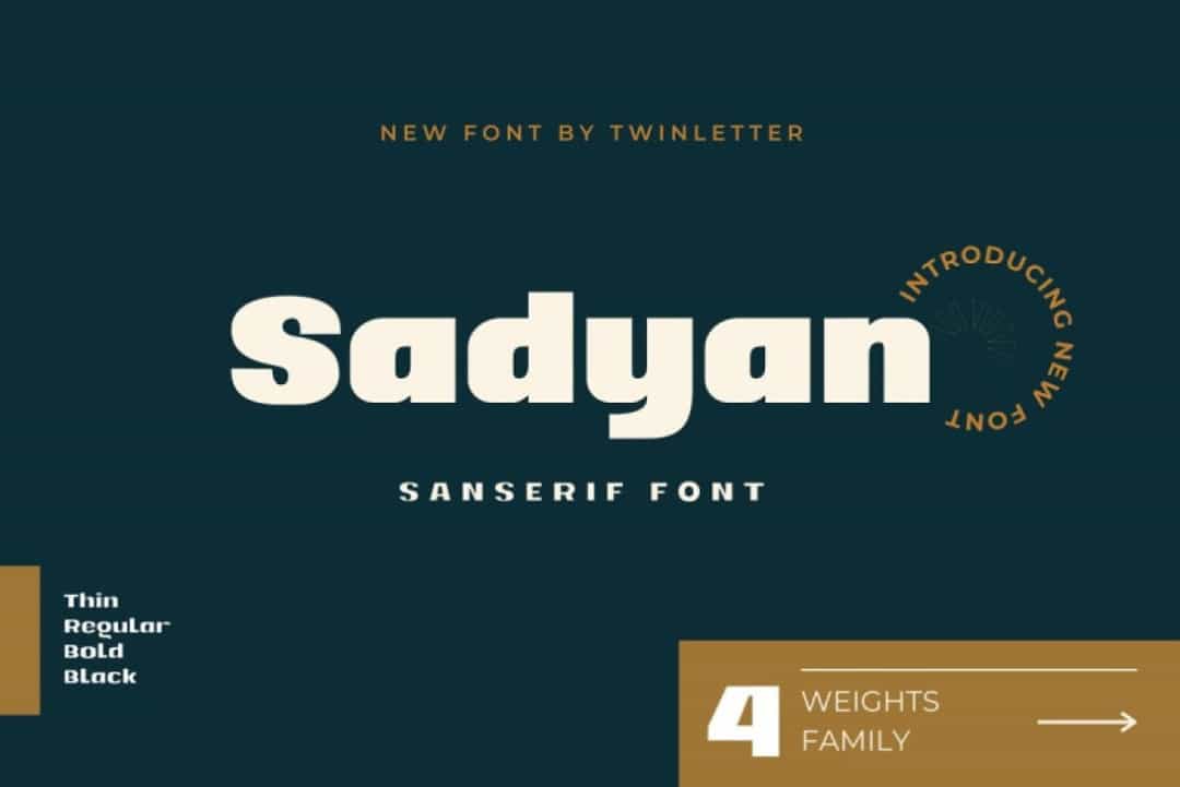 Sadyan Font Image 1