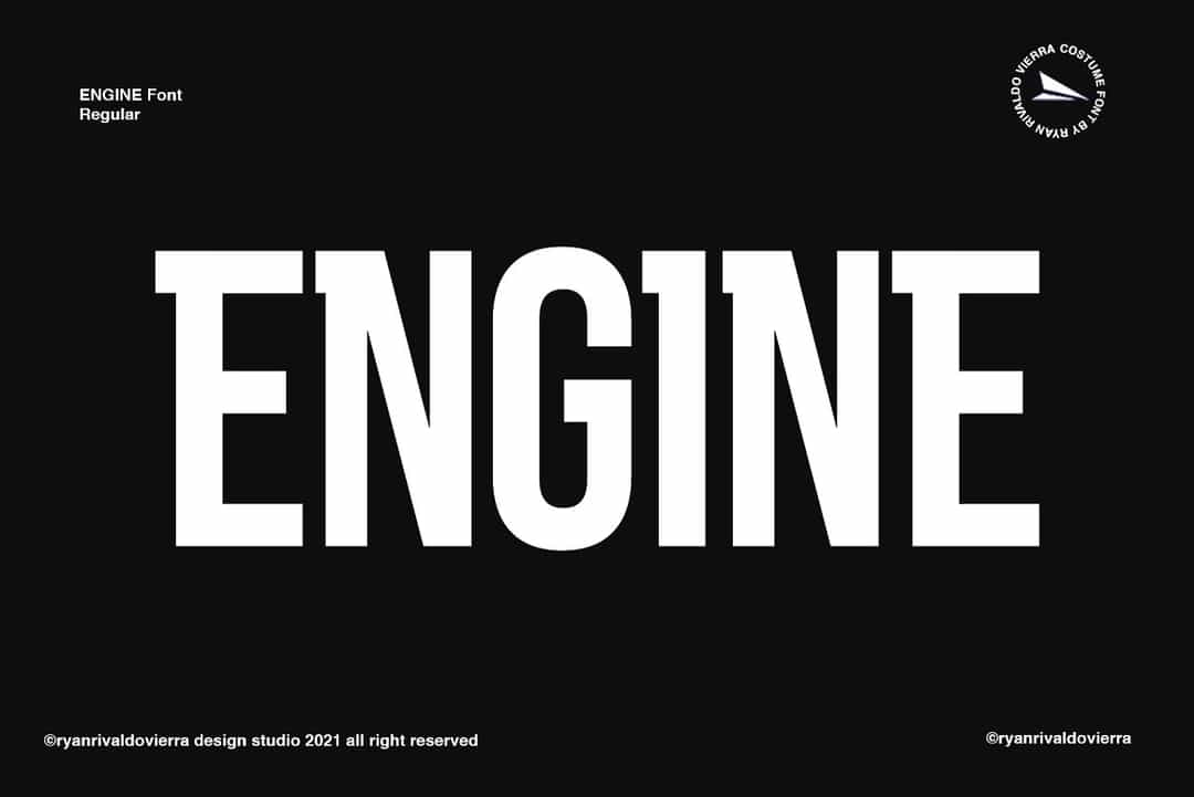Engine Font Image 1