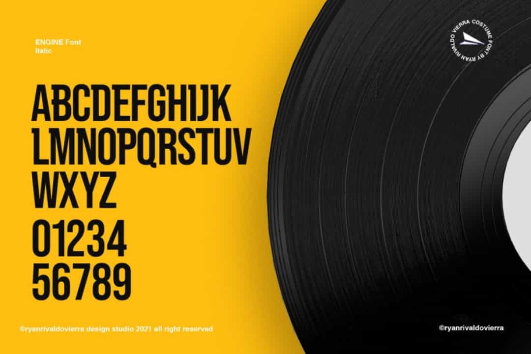 Engine Font Image 3