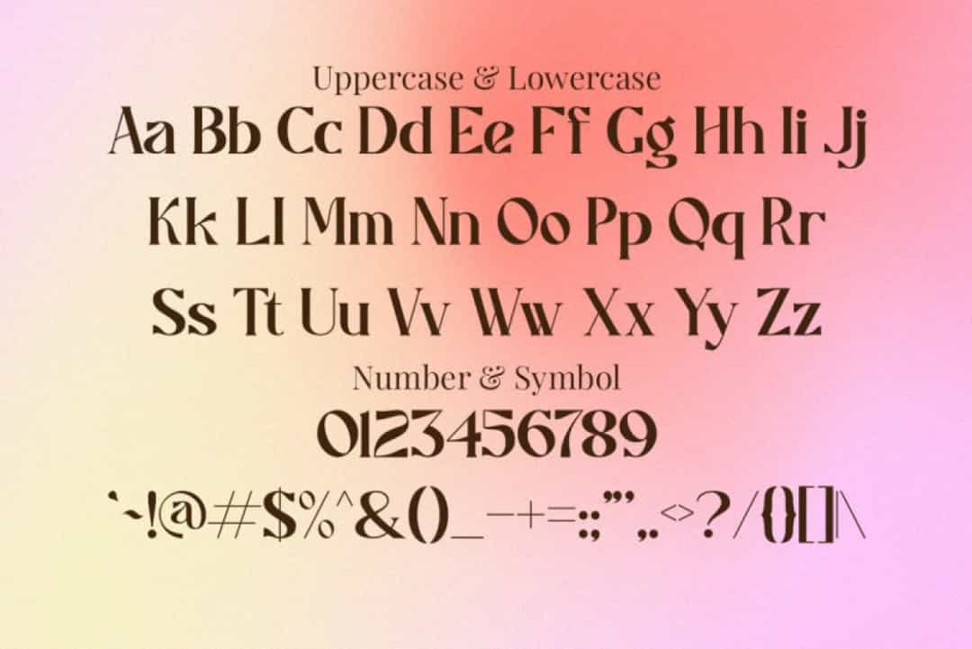 Caustics Font Image 3