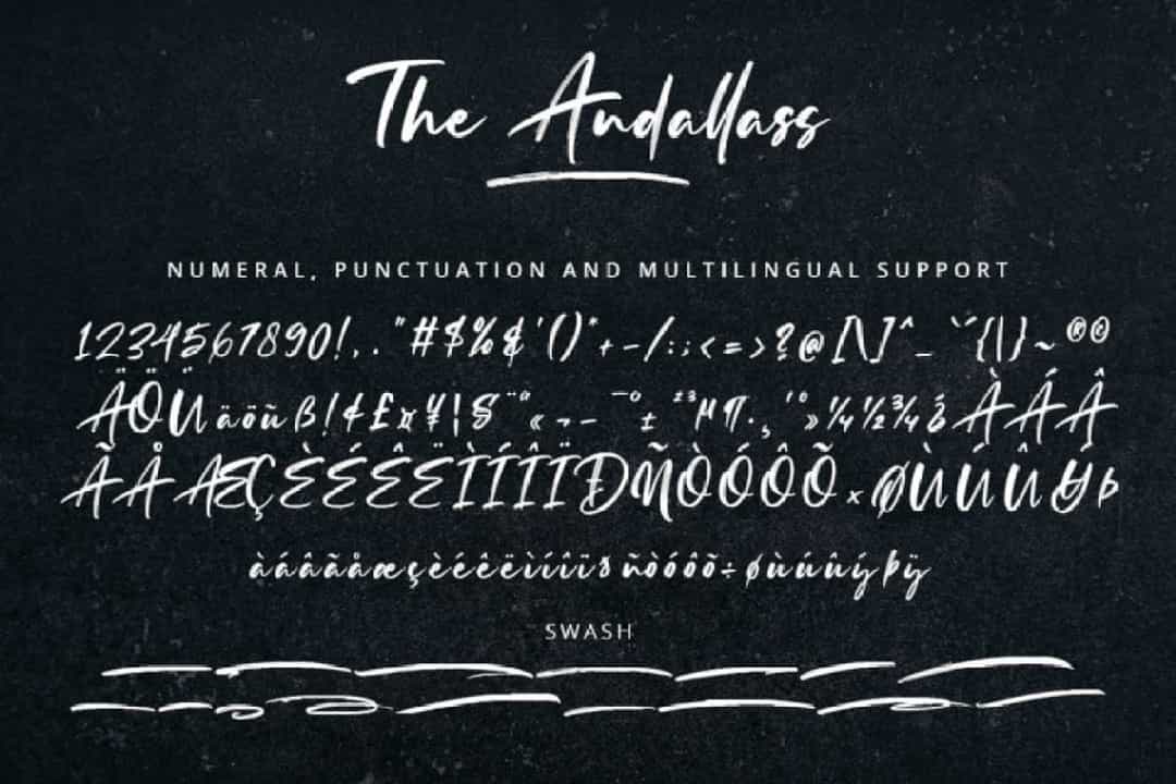The Andallass Font Image 3