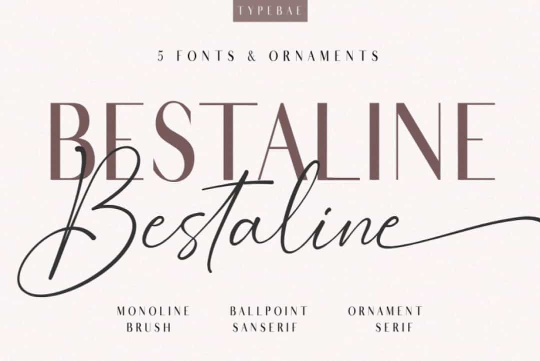 Bestaline Font Image 1